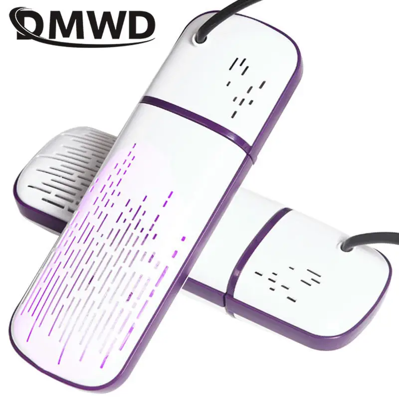 DMWD 텔레스코픽 건조 장치, 신발 건조, UV 램프 탈취 살균 건조기, 타이머 포함, 제습 탈취