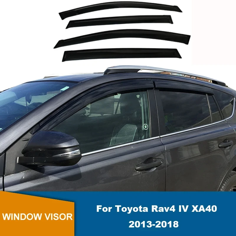 

Weathershield Rain Shield Window Visor For Toyota Rav4 Rav-4 2013 2014 2015 2016 2017 2018 Window Rain Guard Sun Rain Deflector
