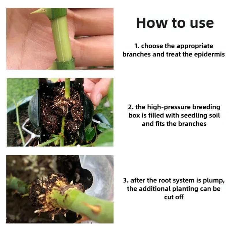 9pcs Plant Grafting Rooting Ball Grow Propagation Ball Reusable Air Layering Pods for Fast Propagation Plants plant rooting box plant rooting pot