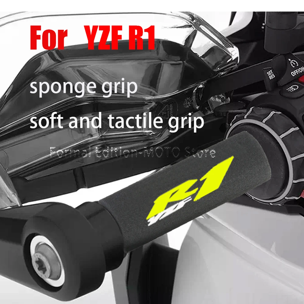 

Handlebar Grips Anti Vibration Motorcycle Grip for YAMAHA YZF R1 Accessories Sponge Grip for YZF R1