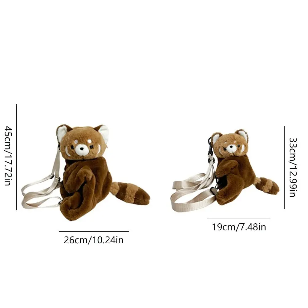 Portable Raccoon Crossbody Bag Large Capacity Children School Bag JK Lolita Animal Shoulder Bag Girls