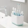 1Pc Toothbrush Bathroom Shelf Toothpaste Holder Case Shaving Makeup Brush Electric Organizer Stand Bathroom Accessories Box 1
