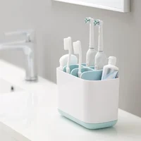1Pc Toothbrush Bathroom Shelf Toothpaste Holder Case Shaving Makeup Brush Electric Organizer Stand Bathroom Accessories Box