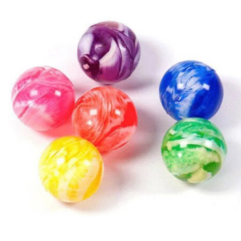 1PCS Large Bouncy Rubber Ball 55MM Basketball Glitter Marbleized Balle Rebondissante Kids Party Goodie Gift Bag Stuffer Fillers 5