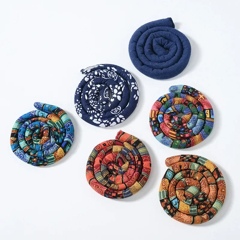 6 Boho Hair Accessories Bendable Hair Bands Ethnic Style Hair Ropes Horsetail Headband Colorful Dreadlocks Long Ponytail Hairpin 6