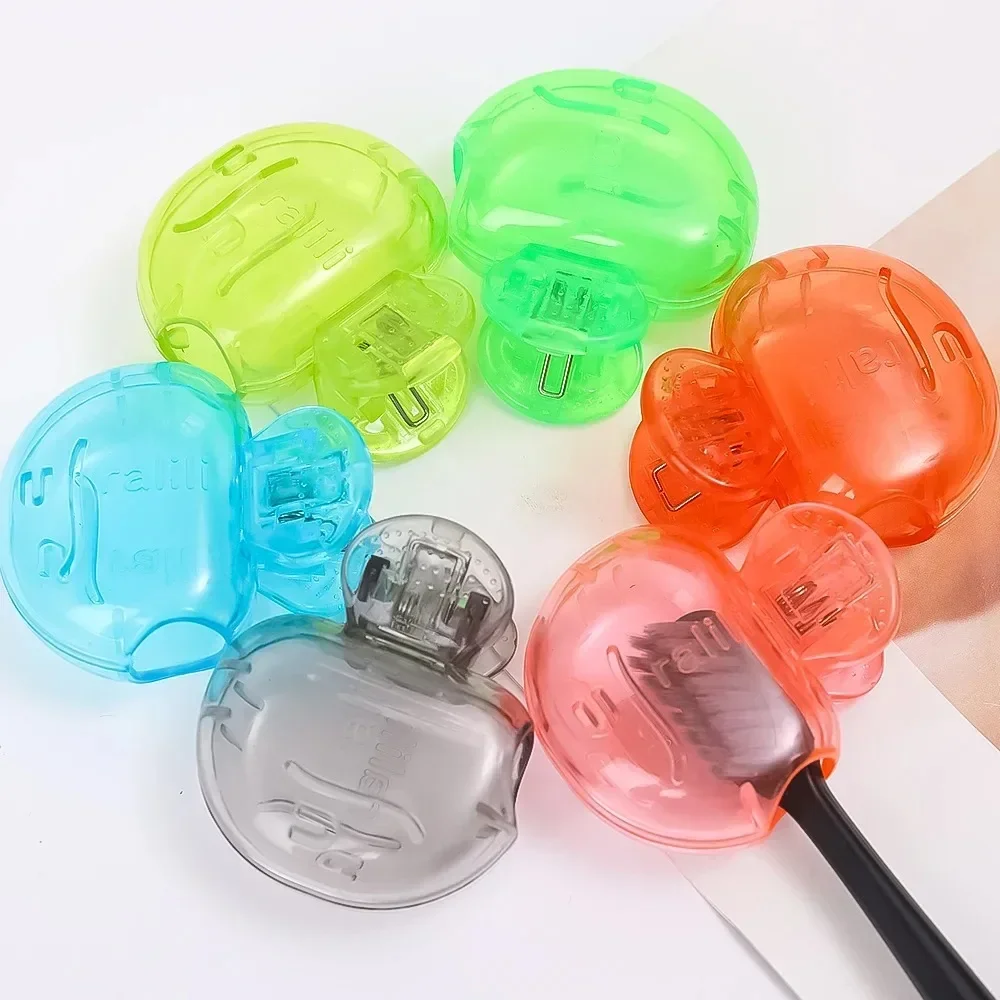 10/1PCS Portable Toothbrush Cover Holder Plastic Toothbrush Head Dustproof Clips Travel Hiking Camping Bathroom Brush Caps Case