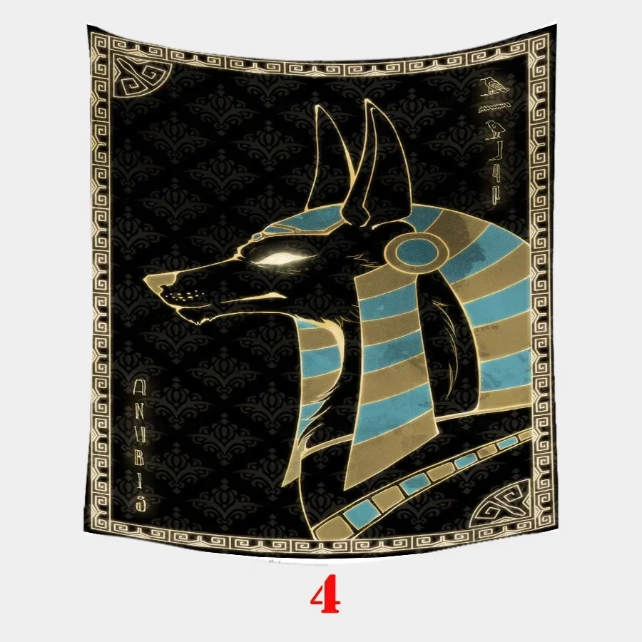 Home Decor Accessories Egyptian Mythology Printed Tapestry Home Decoration Background Wall Ornaments Wall Hanging Mural Tapiz