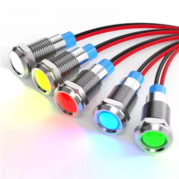 6mm LED Metal Indicator Light 1