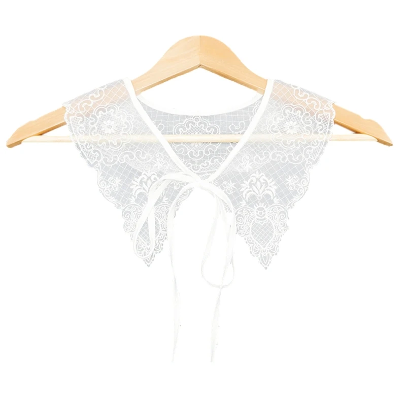 

Sweet Embroidery Flower Collar Polyester Sewing Applique Neckline Wedding Decor