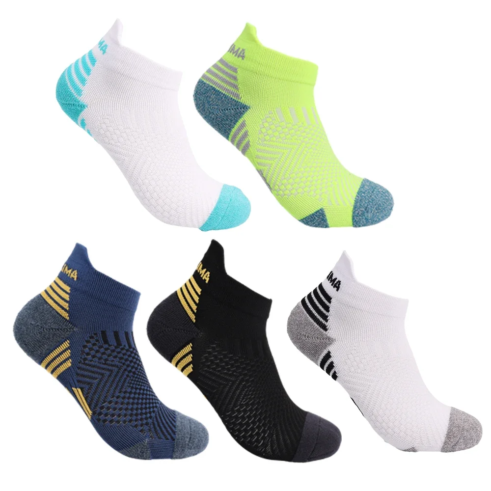 Compression Ankle Socks - Mens  Womens Low Cut Fitness Running Sox