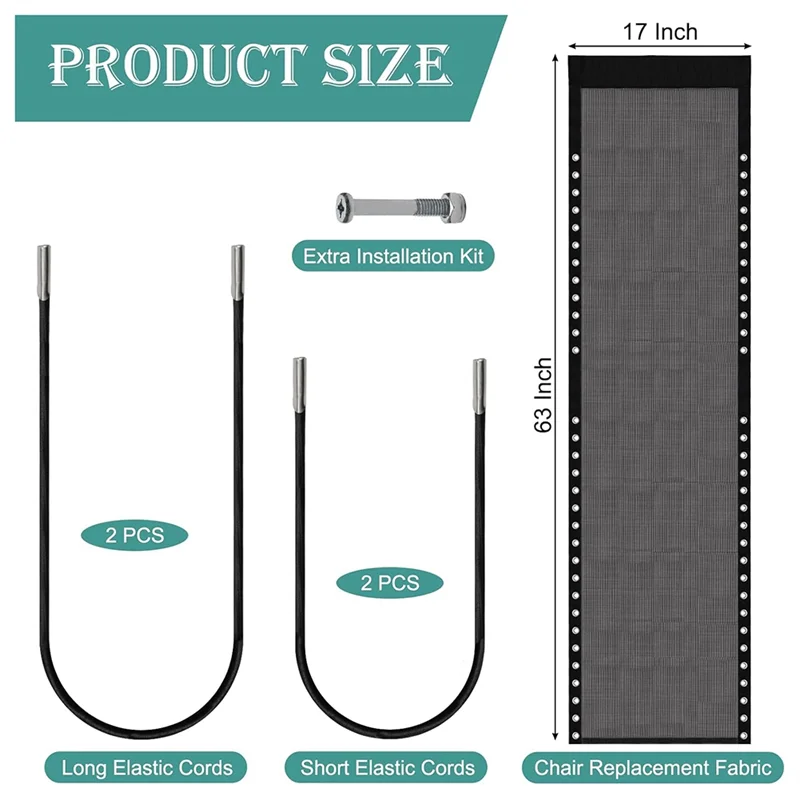 Outdoor Lounge Chair Repair Kit 6
