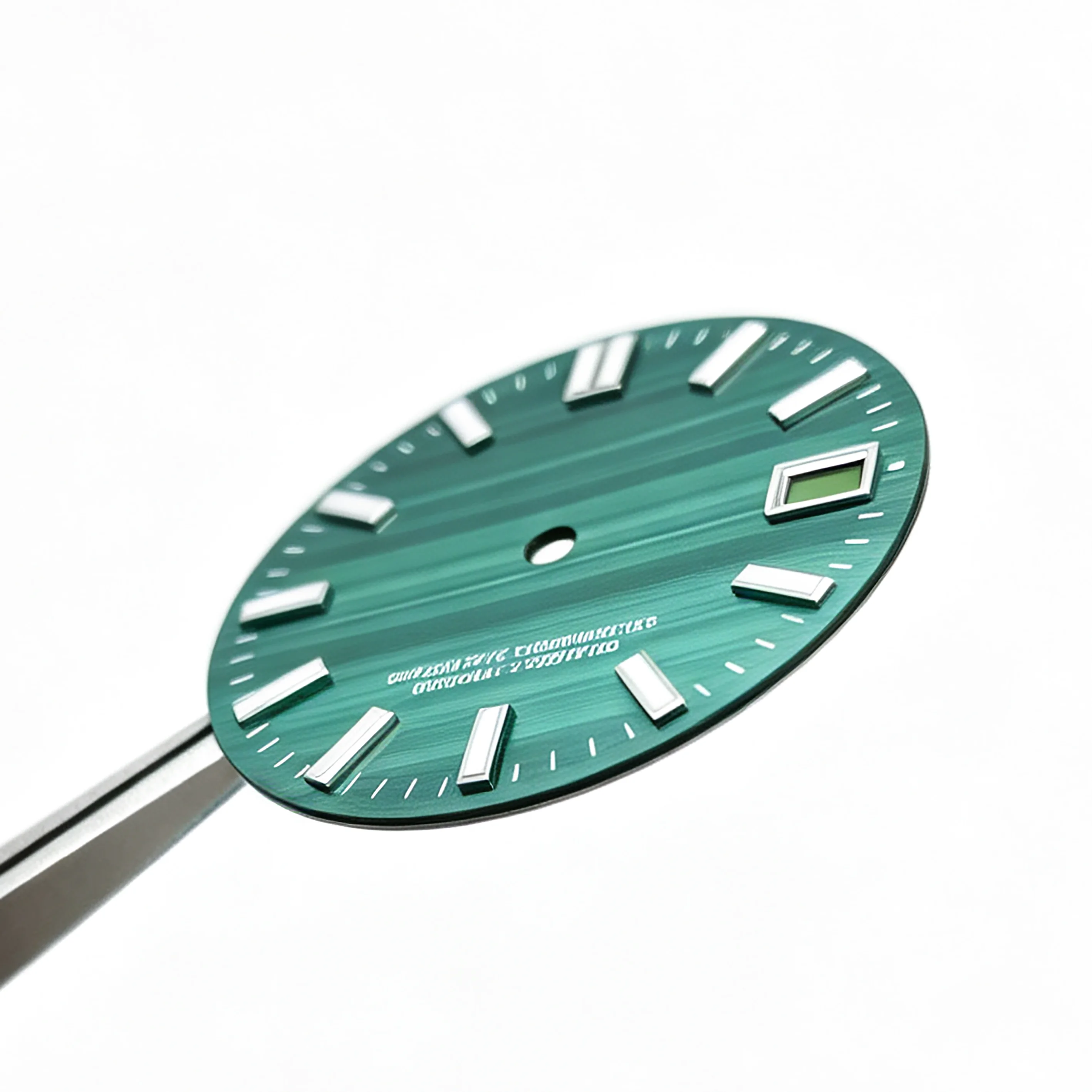 천연 터키석 소재 다이얼 28.5mm 다이얼 NH35 무브먼트와 호환 가능 맞춤 제작 가능 시계 액세서리
