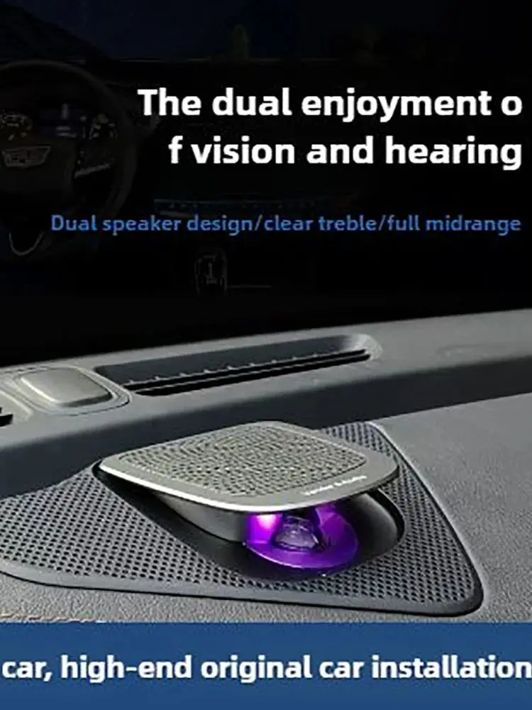 Car Sound Speakers for Cadillac CT4 CT6 Pop-up Tweeters Car Audio 32 Colors LED