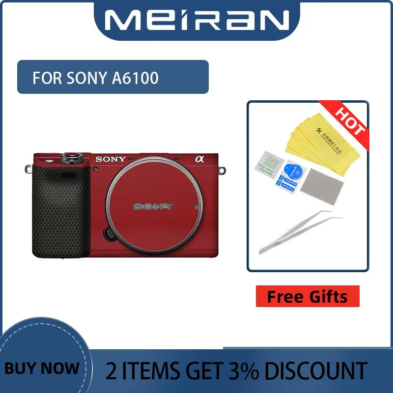 Per Sony A6100 A6100 Alpha 6100 Ilce-6100 Ilce6100 Pellicola Di Copertura Del Corpo Della Fotocamera Decalcomania Protezione Della Pelle Cappotto Dell