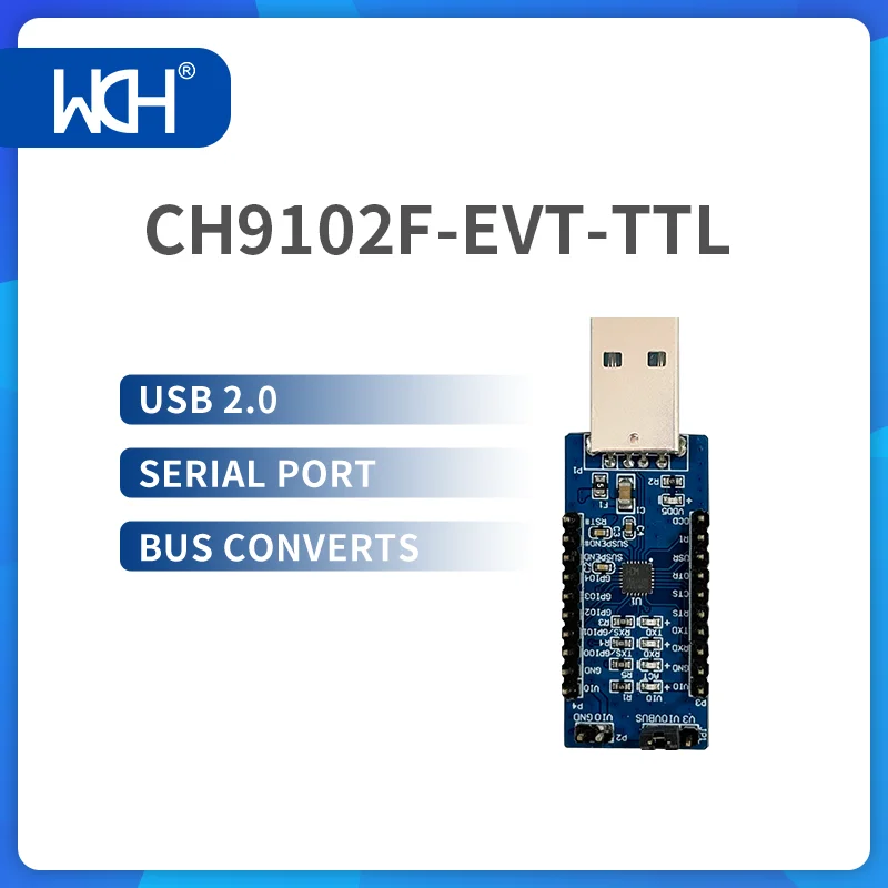 1개/몫 CH9102 USB-UART/RS232/RS485 브리지 EVT 보드
