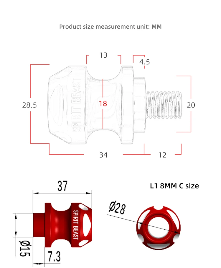 Lift, 6mm, 8mm, 10mm, Honda, BMW, Suzuki,