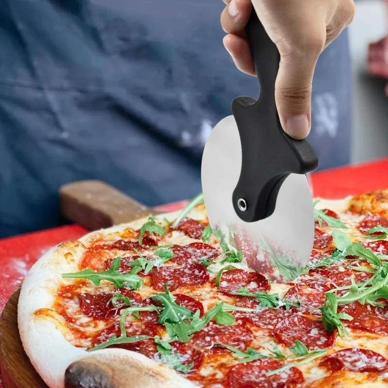 Pizza Peel Metal Pizza Spatula 12 inch Cutter Foldable Handle Stainless Steel Peel Kit for Dough Accessories
