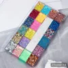 21 Color Chunky Glitter Eye Shadow Lips Nails Hairs Makeup Cosmetic Chunky Body Glitter for Face Glitter Gel Creamy Shimmer 3