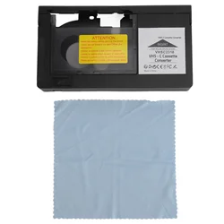 Motorized Compact Cassette Converter and Playback Recorder Adapter (Black)