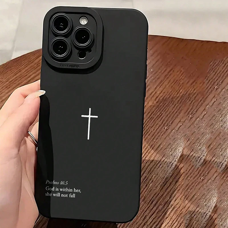 Psalm 46:5 Cross Christian Stylish Phone Case