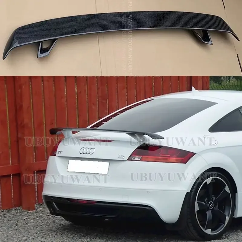 

Carbon Fiber / FRP Black Rear Trunk Spoiler Boot Lip Wing For Audi TT 8J TTS A5 A6 A7 All 2008 - 2011 Car Styling