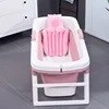 Portable Bathtub Adults Large Plastic Buth Tubs 4