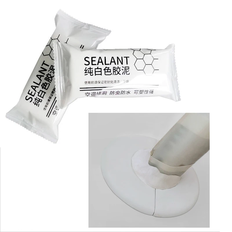 Colla Sigillante Per Fori Per Pareti Aria Condizionata Per Uso Domestico Riparazione Foro Per Pareti Plastilina Sigillante Per Tubi Di Fognatura Imper