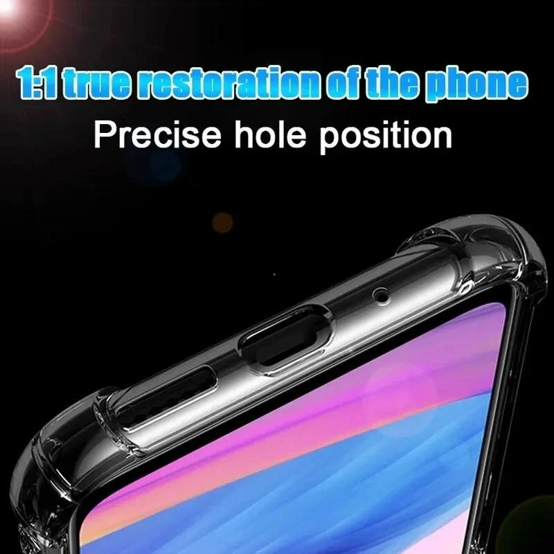 Shockproof Transparent Soft Clear Back Phone Case