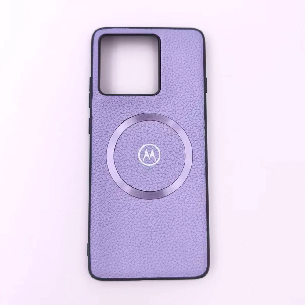 Magnetic Wireless Charging Litchi Texture Shockproof Case