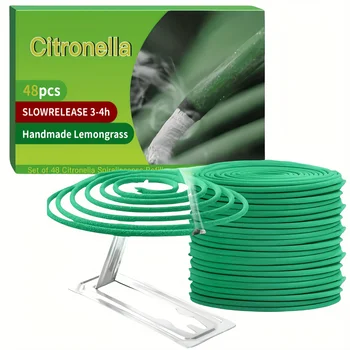 48 Lemongrass Outdoor Candles 1