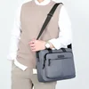 New Men's Large-capacity Horizontal Shoulder Bag Messenger Bag Briefcase Multifunctional Simple A4 Book Handbag Business Bag 가방 2