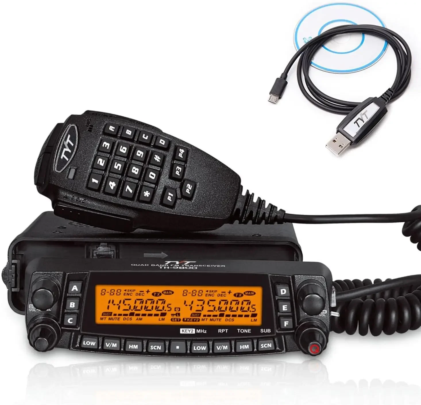 

New TH-9800D Quad Band 50W Cross-Band Mobile, 10M/6M/2M/70CM Mobile Transceiver, A+B Dual Band Two Way Radio | USA | NEW