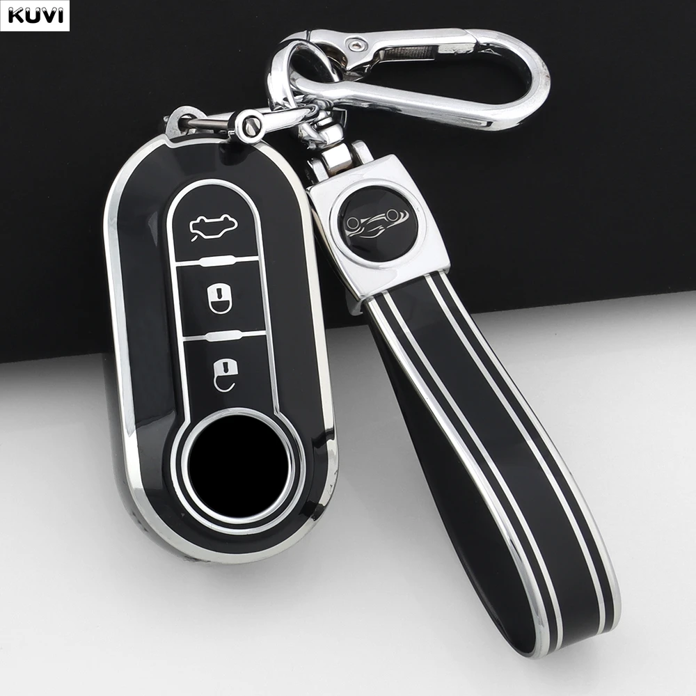Premium TPU Folding Car Key Case Cover Shell