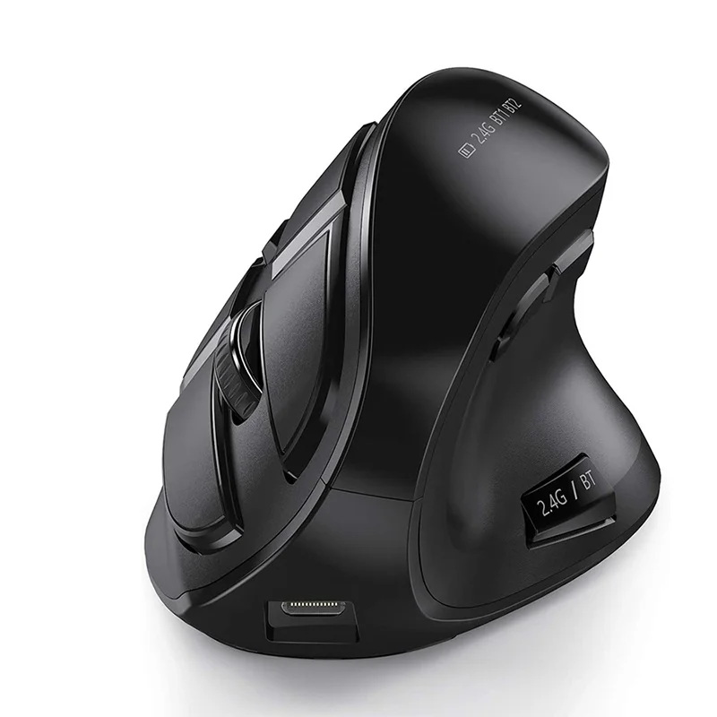 

Seenda Vertical Game Mouse 2.4g Wireless Usb Ergonomic Side Grip Rechargeable Mouse Computer Office Silent Mouse AccessoriesGift