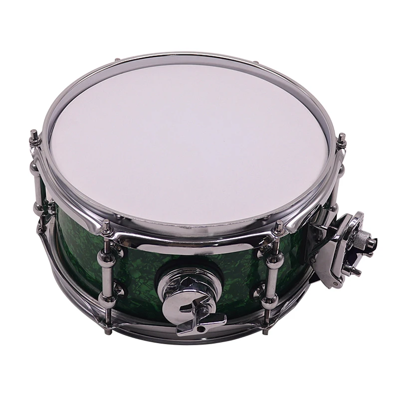 Snare Drum 10x5 Inch Birch wood Body Tom Drum Percussion Instrument Set Celluloid body