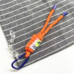 Vibrant Fluorescent Cord Strap - Braided Nylon Lanyard for Phones, Bags, & Keychains (005)