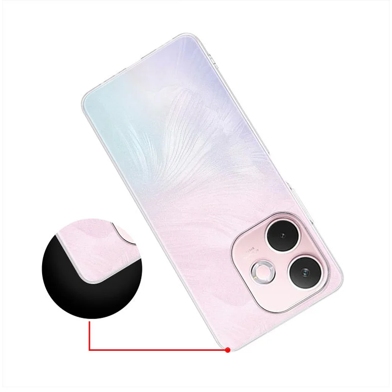 Slim Clear TPU Soft Silicone Protective Case - Transparent Cover