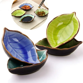 Ceramic Leaf Sauce Dish 1