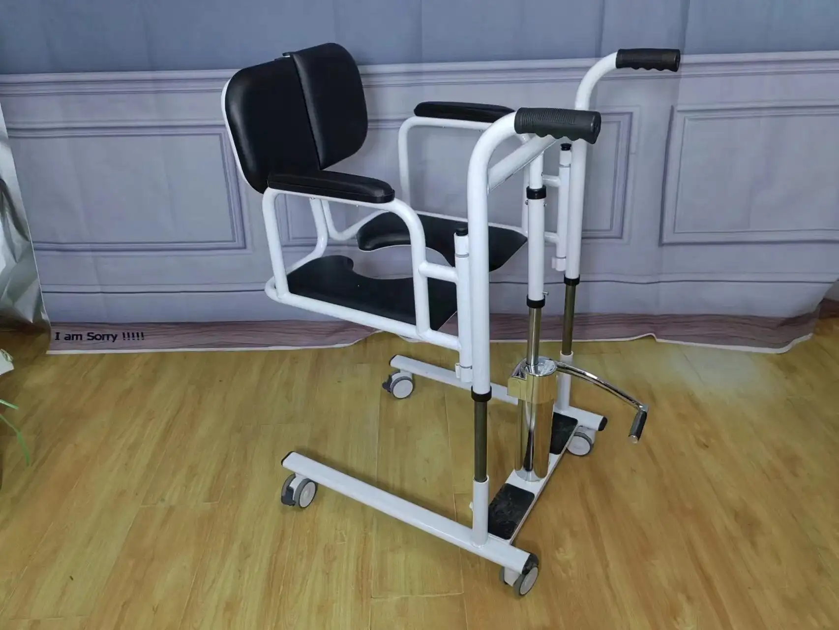 Home Care Patient Lift And Transfer Chair An Ideal Lifting Device Or Equipment For Bedridden Patients Commode Chair 6