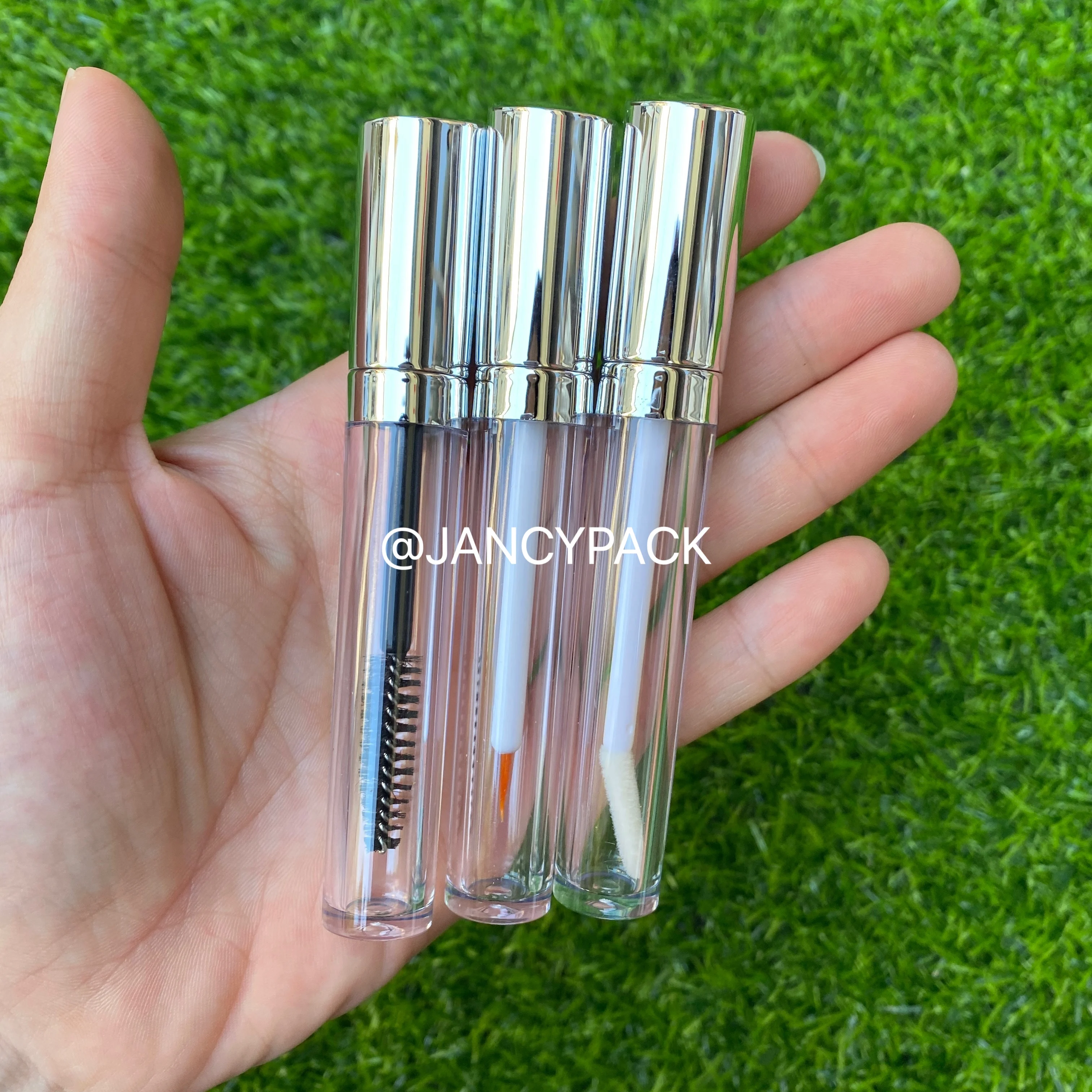 

3ML Lipgloss Tube Packaging Liquid Eyeliner Mascara Lipstick Tube Liquid Eyelash Cream Vial Bottle Refillable Containers