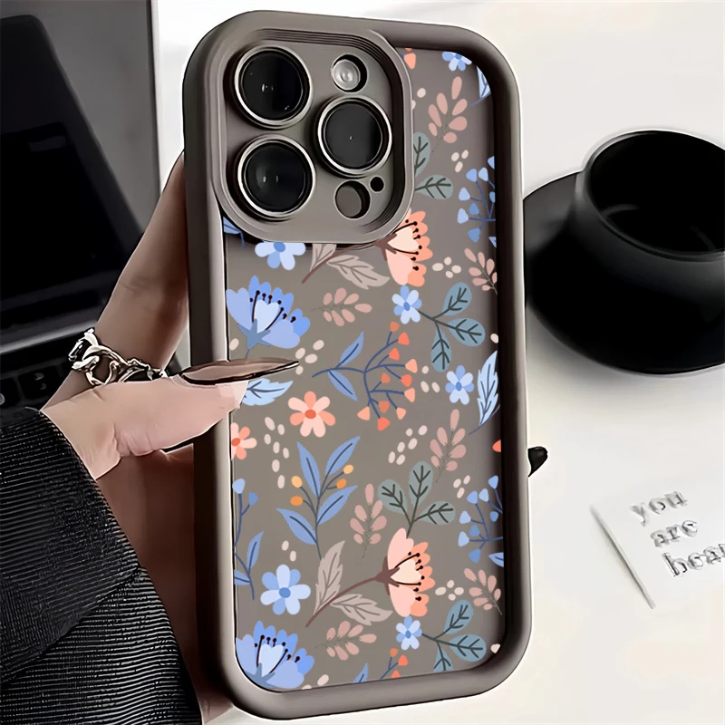 Oil Painting Colorful Flower Phone Case Cover