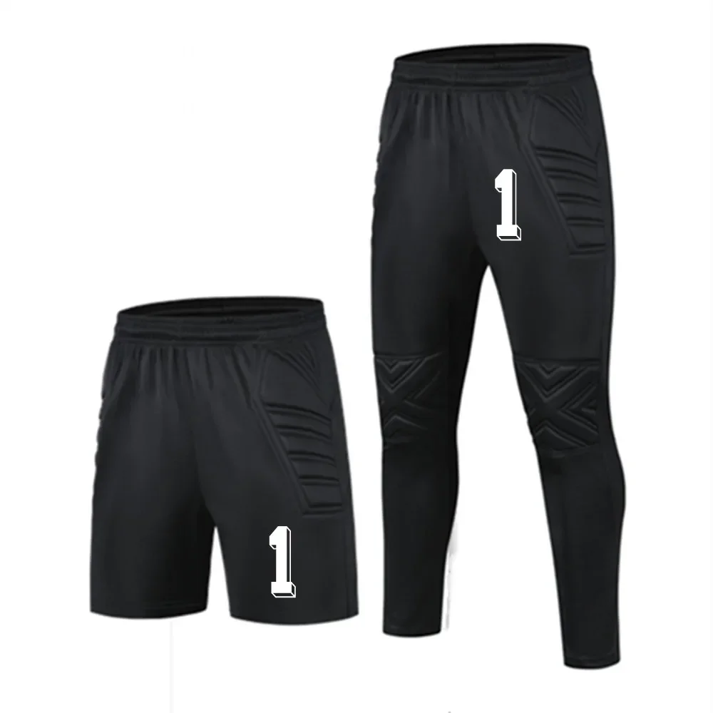 Soccer Pants Kids Adult Goalkeeper Soccer Child Men Women Goalie Football Shorts Sponge Protection Training GK Shorts soccer pants