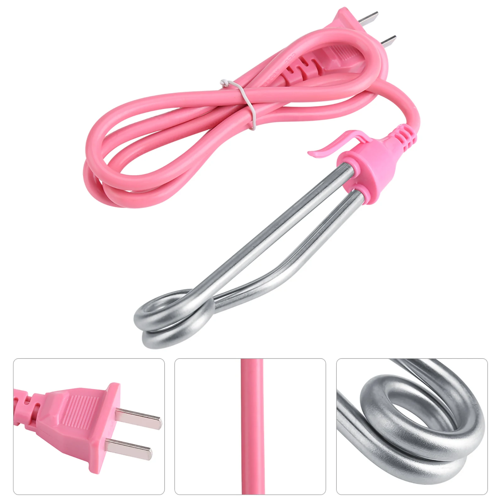 Electric Heater Element Mini Boiler Hot Water Coffee Immersion Travel Use 600W CN Plug 220V Immersion Heater Element Mini Boiler