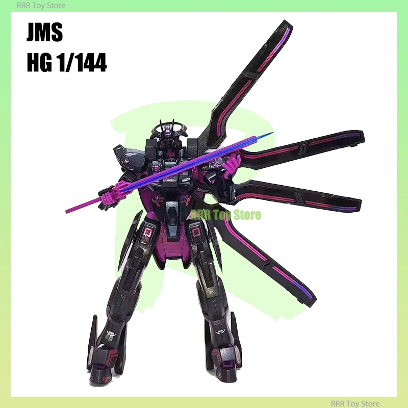 JMS модель HG 1/144 Сборная модель комплект Schwarzette неоновые фиолетовые Фигурки Робот фигурка пластиковая модель коллекционные игрушки подарки