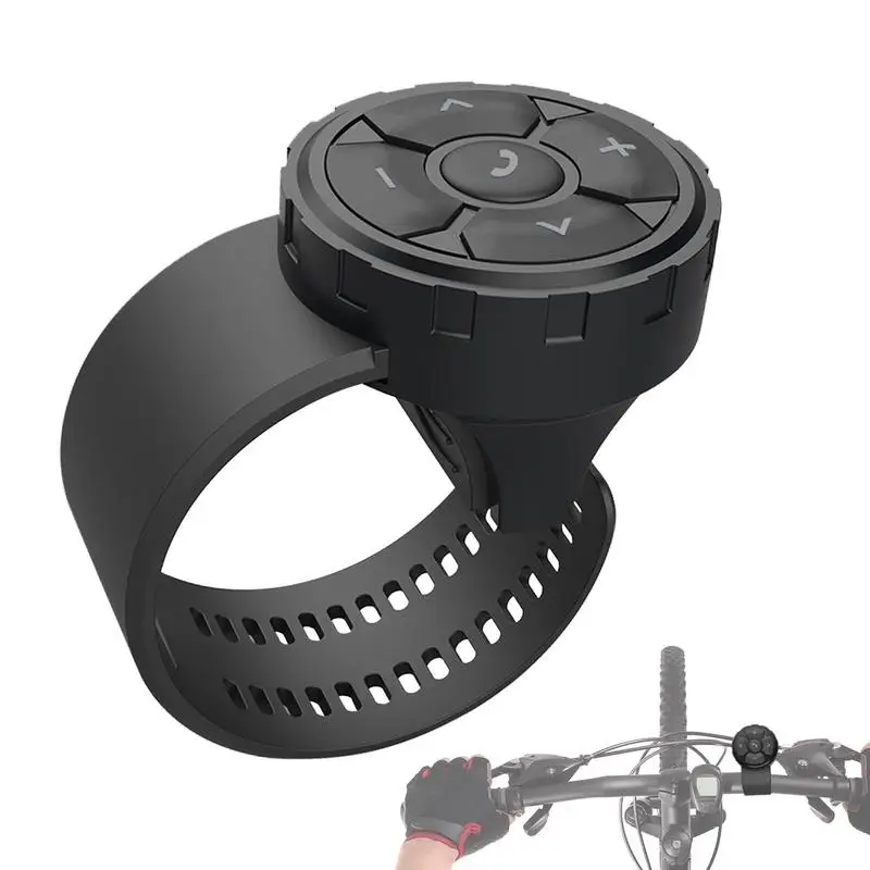 

Автомобильный bluetooth-пульт дистанционного управления с ремешком, беспроводной телефонный контроллер для автомобиля, велосипеда, мотоцикла, музыкальный пульт дистанционного управления