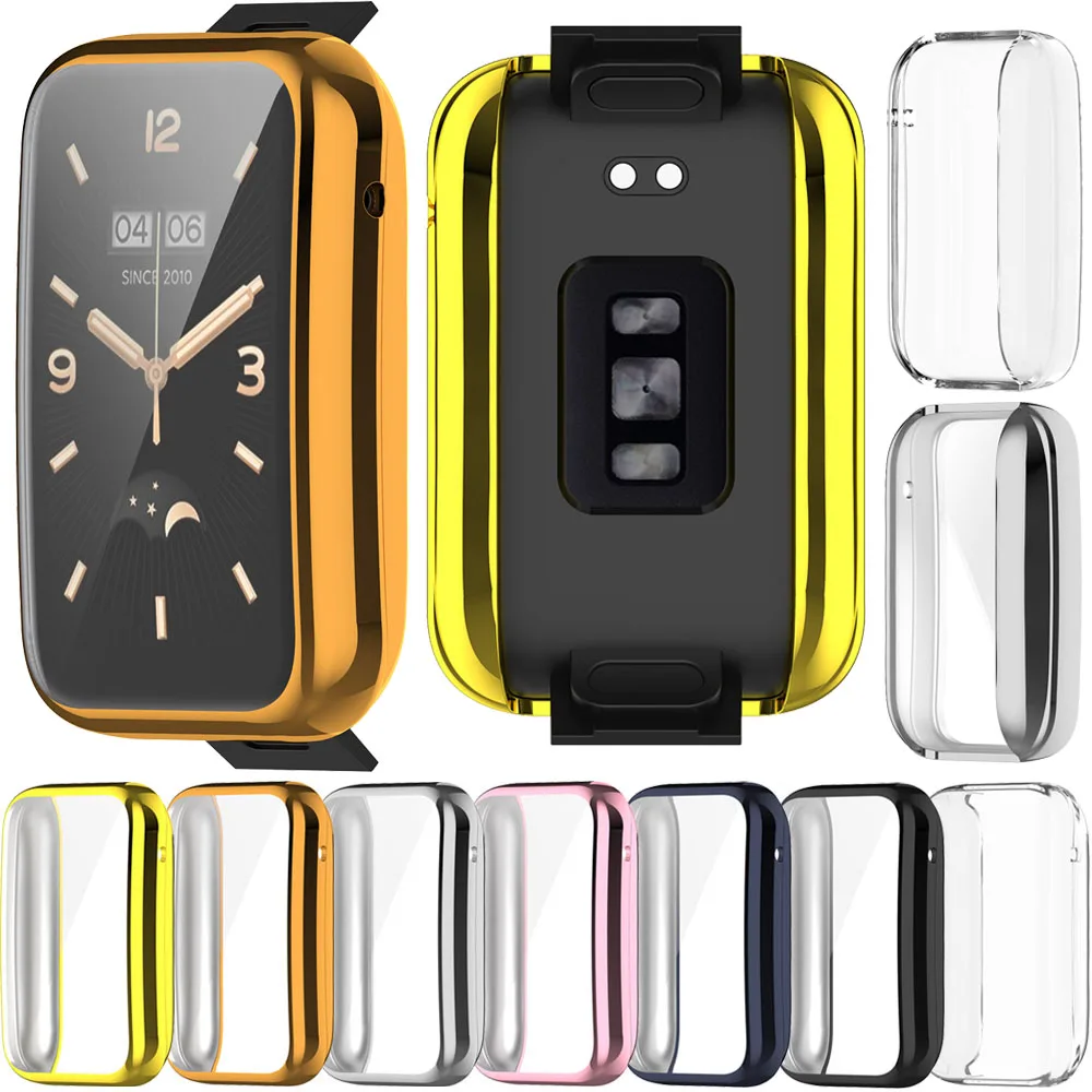 TPU Frame Protective Case Cover for Smartwatch Screen Protector Accessories