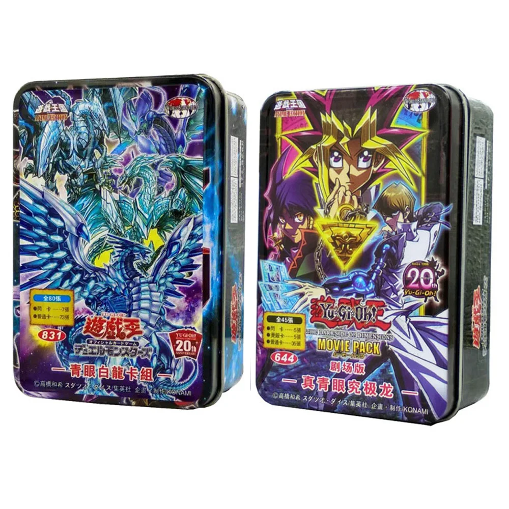 2023 Yu Gi Oh Rare Cards Yu-Gi-Oh Game Collection Cards Giocattoli Per Bambini Regalo In Stile Anime Con Scatola Di Ferro