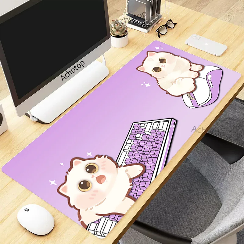 Pixel Cat, Borracha Kawaii Mousepad, Computer Mause