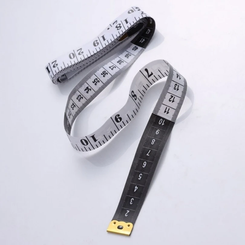 2pcs/pack 2m / 79inch Portable Soft Flexible Fiberglass Tape Measures Body Sewing Measuring Tools