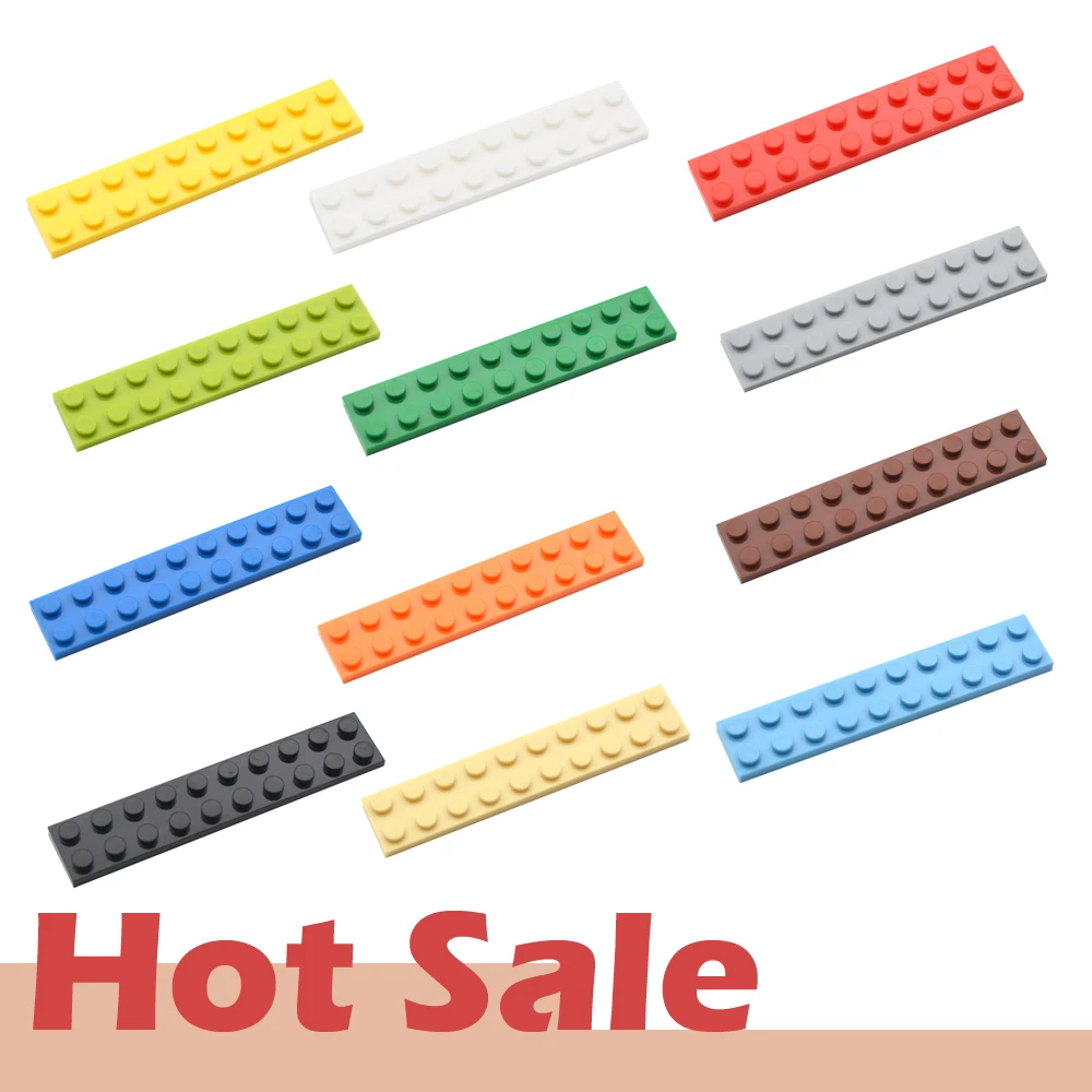 10PCS 2x10 도트 두꺼운 피규어 벽돌 조립 건축 블록 어린이를위한 교육 장난감과 호환 가능